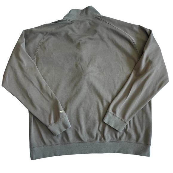 NIKE Golf 1/2 Zip Pullover Cotton Sweater Shirt Olive Green Mens Size XL - Picture 2 of 5